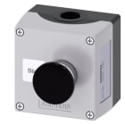 SIEMENS - Gehäuse für Befehlsgeräte 22mm rund, Metall, Gehäuseoberteil grau