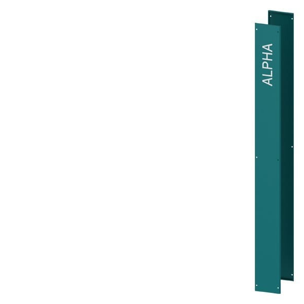 SIEMENS - ALPHA 630 Universal, Seitenwand geschlossen, IP55, blaugrün Basic H=2000, T=2...