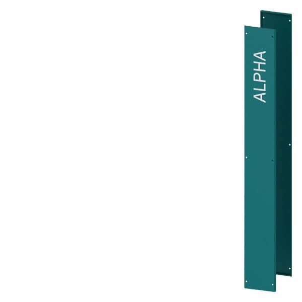 SIEMENS - ALPHA 630 Universal, Seitenwand geschlossen, IP55, blaugrün Basic H=1600, T=2...
