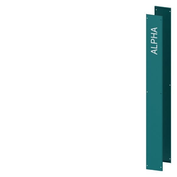 SIEMENS - ALPHA 630 Universal, Seitenwand geschlossen, IP55, blaugrün Basic H=1800, T=2...