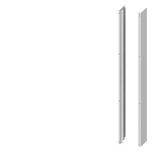 SIEMENS - ALPHA 630 Universal, Seitenwand, IP43, geschlossen, RAL7035, H=1800, T=250, 1...