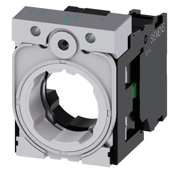 SIEMENS - Halter für 3 Module, Metall, 1S