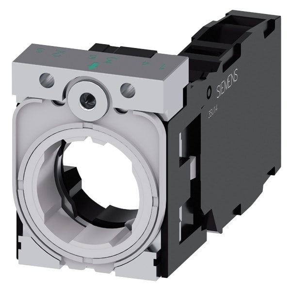 SIEMENS - Halter für 3 Module, Metall, 1S+1Ö