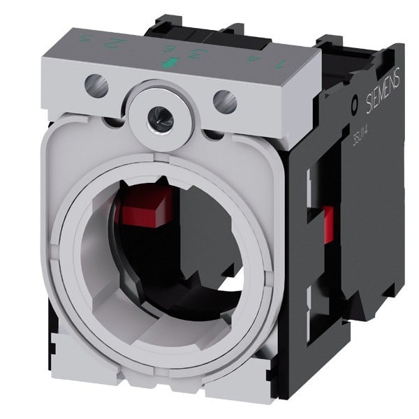 SIEMENS - Halter für 3 Module, Metall, 1Ö, 1Ö, Schraubanschluss