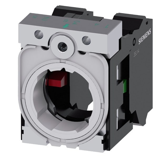 SIEMENS - Halter für 3 Module, Metall, 1S, 1Ö