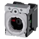 SIEMENS - Halter für 3 Module, Metall, 1S, 1Ö, LED-Modul, gelb, AC/DC 24 V