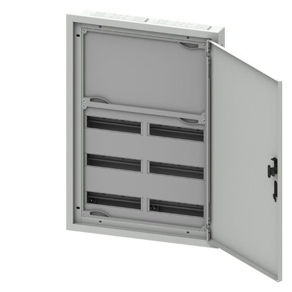 SIEMENS - ALPHA 160 DIN Wandverteiler, UP, teilbestückt, IP31, SK2, H=800 B=550 T=120 mm