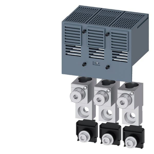 SIEMENS - Rundleiteranschlussklemme TA2.8, 3 Stück für 3VA53/54- 3VA63/64 bis 400A