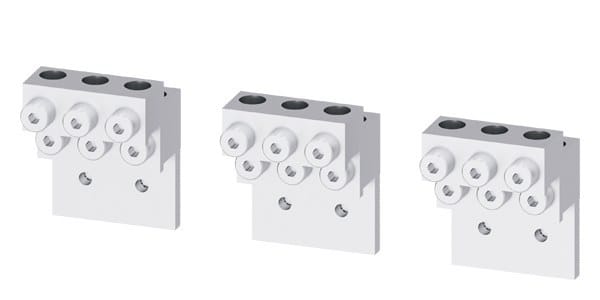 SIEMENS - Rundleiteranschlussklemme TA7.1 6x 1/0 - 750 kcmil für 6 Kabel, 3 Stück