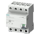 SIEMENS - FI-Schutzschalter, 4-polig, Typ F, In: 63 A, 30 mA, 6mA DC, Un AC: 400 V