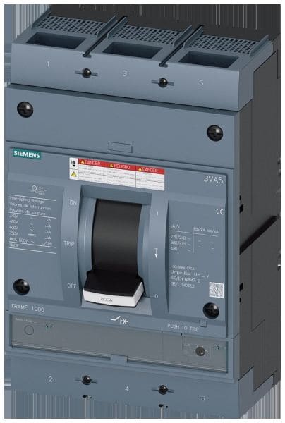 SIEMENS - Leistungsschalter, UL, Frame 800, 800 A, 3-polig, 100 kA, TM, FTAM, Schrauben...