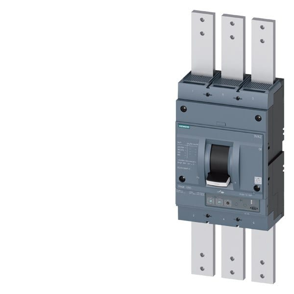 SIEMENS - Leistungsschalter, IEC, Frame 1250, 1250 A, 3-polig, 110 kA, ETU3, LI