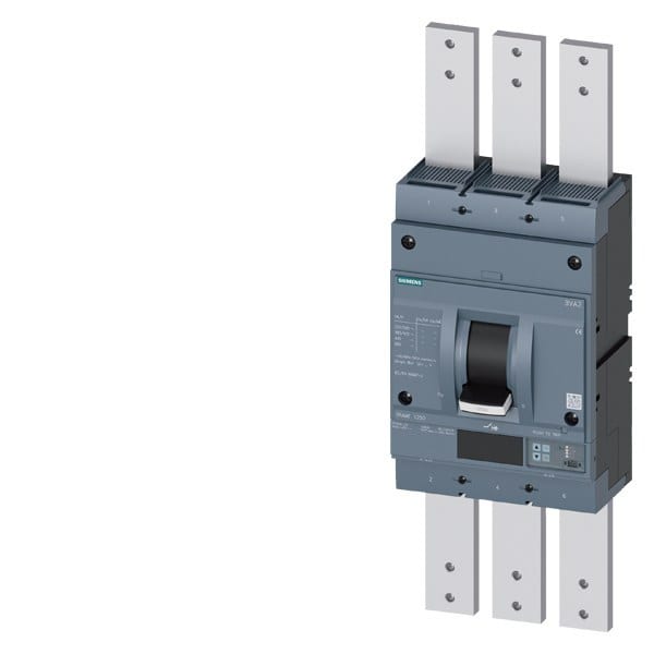 SIEMENS - Leistungsschalter, IEC, Frame 1250, 1250 A, 3-polig, 85 kA, ETU5, LSI