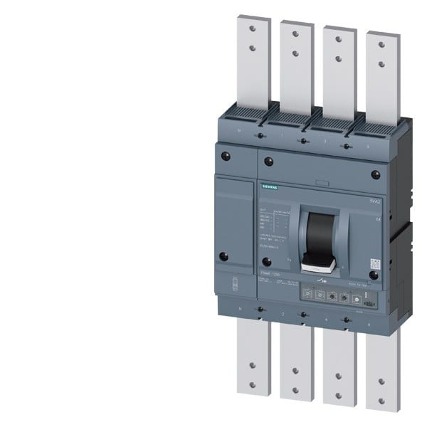 SIEMENS - Leistungsschalter, IEC, Frame 1250, 1250 A, 4-polig, 110 kA, ETU3, LSI