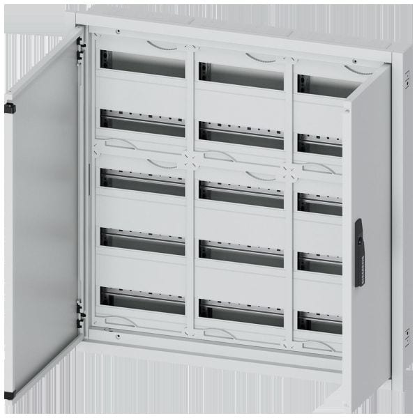 SIEMENS - ALPHA 160 DIN Wandverteiler, UP, teilbestückt, IP31, SK2, H=800 B=800 T=120 mm