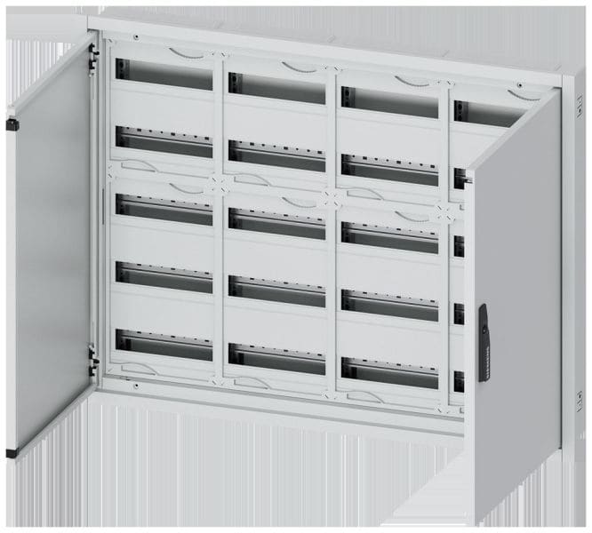 SIEMENS - ALPHA 160 DIN Wandverteiler, UP, teilbestückt, IP31, SK2, H=800 B=1050 T=120 mm