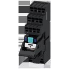SIEMENS - Steckrelais, DC24V, 2W, LED grün, Sockel mit log. Trennung, Federzuganschluss
