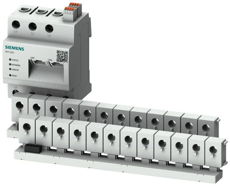 SIEMENS - Starterkit 24, 2x 12er Sensorleisten + 24x 63 A Sensor + Datenmanager 7KT1261