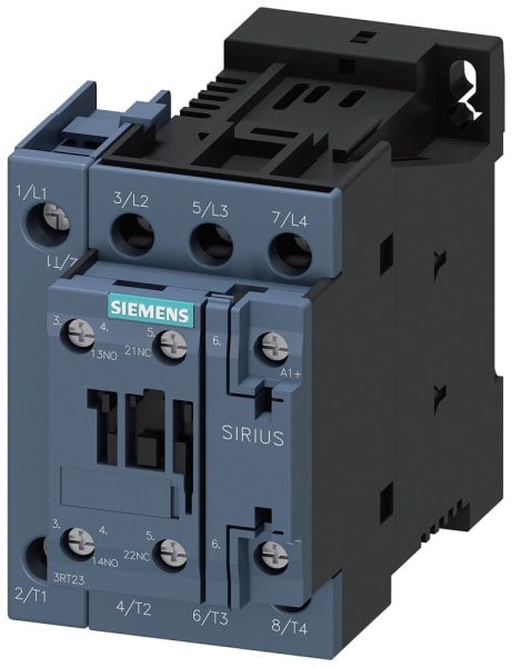 SIEMENS - Schütz, AC-1, 35 A/400 V/40 °C, S0, 4-polig, DC 48V, 1S+1Ö