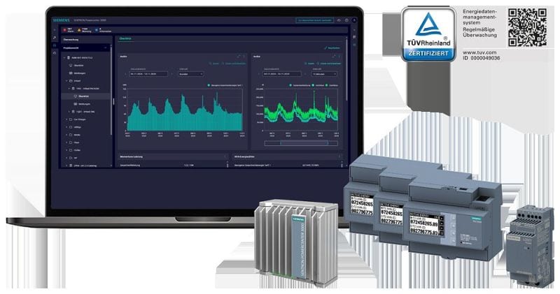 SIEMENS - Starterkit für Energiemonitoring Powercenter 3000 ready to go