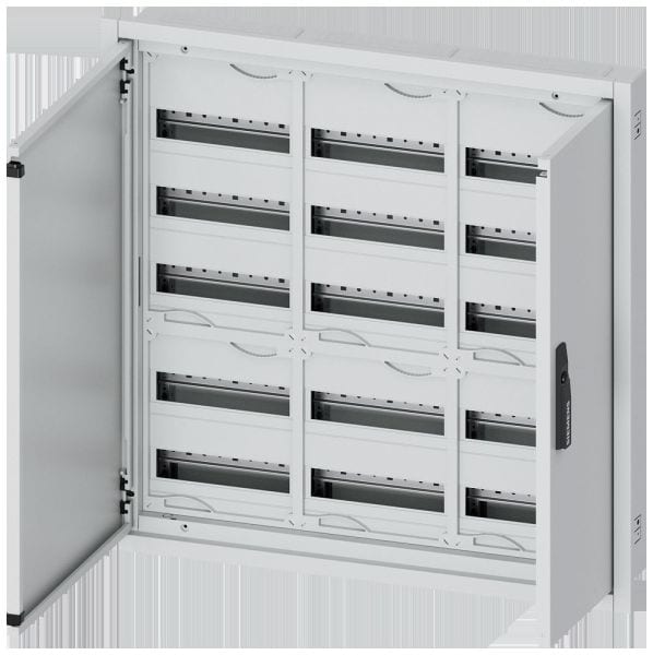 SIEMENS - ALPHA 160 DIN Wandverteiler, UP, teilbestückt, IP31, SK2, H=800 B=800 T=120 mm