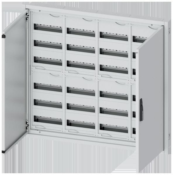 SIEMENS - ALPHA 160 DIN Wandverteiler, UP, teilbestückt, IP31, SK2, H=950 B=1050 T=120 mm