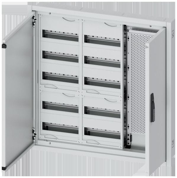 SIEMENS - ALPHA 160 DIN Wandverteiler, UP, teilbestückt, IP31, SK2, H=800 B=800 T=120 mm