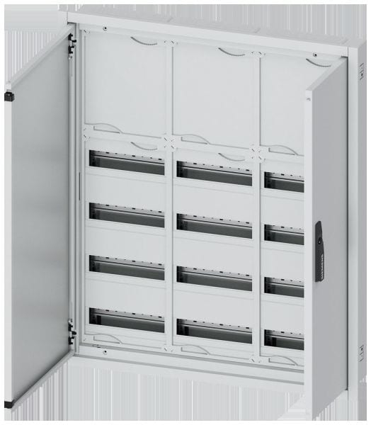 SIEMENS - ALPHA 160 DIN Wandverteiler, UP, teilbestückt, IP31, SK2, H=950 B=800 T=120 mm