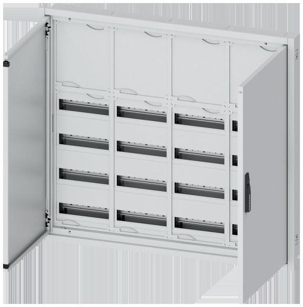 SIEMENS - ALPHA 160 DIN Wandverteiler, UP, teilbestückt, IP31, SK2, H=950 B=1050 T=120 mm