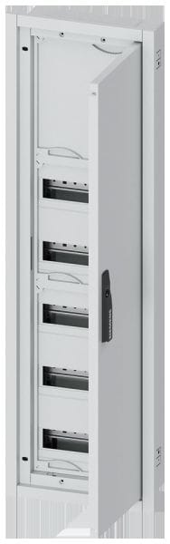 SIEMENS - ALPHA 160 DIN Wandverteiler, UP, teilbestückt, IP31, SK2, H=1100 B=550 T=120 mm