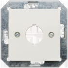 SIEMENS - DELTA i-sys Abdpl. gelb f.Einbau -Befehlsg., D=22,5mm 55x55mm