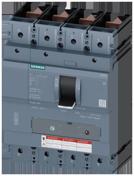 SIEMENS - Molded Case Switch, UL, Frame 400, 400 A, 4-polig, 100 kA, ohne Anschluss