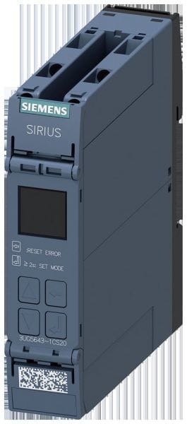 SIEMENS - Digitales Überwachungsrelais cos phi, U, I, AC 90-690V, Schraubanschluss