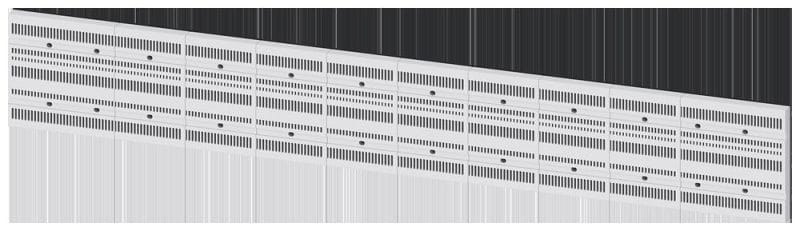SIEMENS - Sammelschienensystem 8US2, Basissystem 250 A, 1100 mm breit