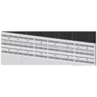SIEMENS - Sammelschienensystem 8US2, Basissystem 250 A, 700 mm breit
