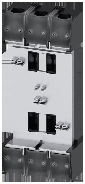 SIEMENS - Sammelschienensystem 8US2, Anschlussmodul rückseitig, Klemmen beidseitig
