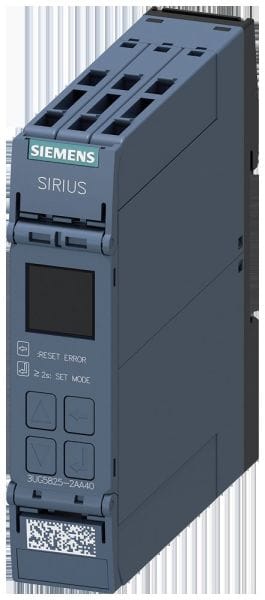 SIEMENS - Digitales Fehlerstromüberwachungsrelais, DC 24 V, 2 W, Federzuganschluss