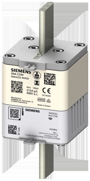 SIEMENS - NH-Sicherungseinsatz 3NA COM mit Messfunktion, 315A, mit Elektronikmodul
