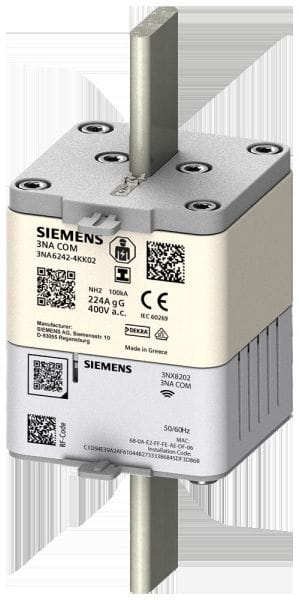 SIEMENS - NH-Sicherungseinsatz 3NA COM mit Messfunktion, 224A, mit Elektronikmodul