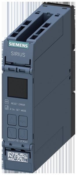 SIEMENS - Netzüberwachungsrelais, digital, Phasenausfall, -folge, Asymmetrie, Frequenz,...