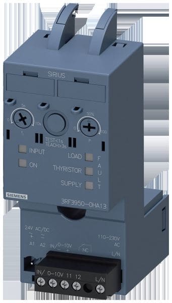 SIEMENS - Leistungsregler Strombereich 50 A / 40 °C 110-230 V / AC/DC 24 V