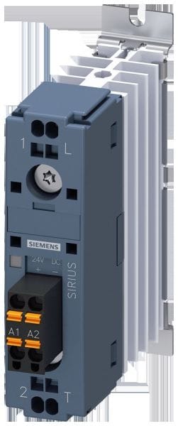 SIEMENS - Halbleiterschütz, 1-polig, AC 51/10 A/40 °C 48-460 V/DC 24 V Federzuganschluss