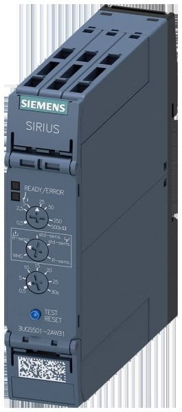SIEMENS - Analoges Füllstandsüberwachungsrelais AC/DC 24-240V, 1-/2-Punkt, Federzugansc...