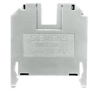 SIEMENS - Durchgangsklemme Thermoplast Schraubanschluss beidseitig Einzelklemme 10mm, G.