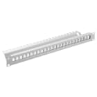 KERPEN - 19'' Patchpanel 1HE 24-Port Keystone hellgrau RAL7035
