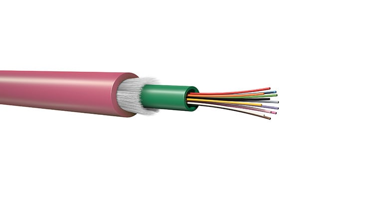 KERPEN - LWL Innenkabel 24 Fasern Multimode B2ca 1,5kN