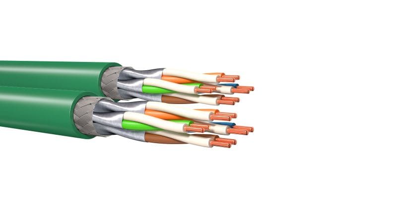 KERPEN - Datenkabel Kat.7A Duplex S/FTP 2x(4x2xAWG22/1) 1300MHz LSOH3