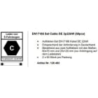 KEBA - Label Set EN17186 Cable DE 22kW (50pcs)