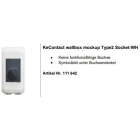 KEBA - KeContact wallbox mockup Type2 Socket-white