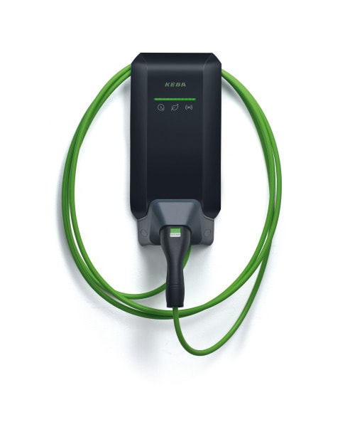 KEBA - P40 Pro schwarz,22kW-3phas.,cable6m,BLE-WiFi-LTE,RFID,15118,ME